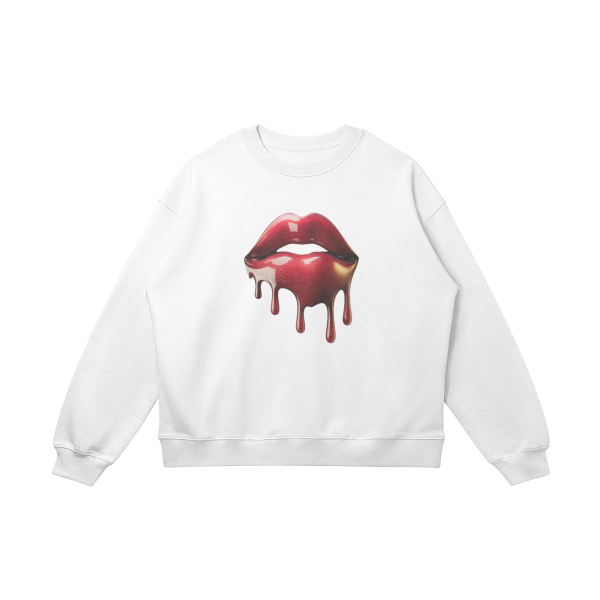 CeCe Lips Strawberry Kiss Crewneck